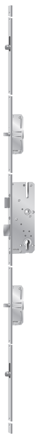 AS 2321 92 Vícebodový zámek na klíč s nastavitelnými pojistnými kolíky a trny