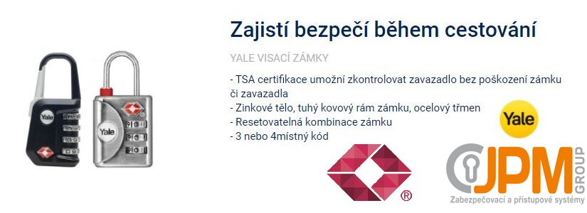 Cestovní TSA zámky