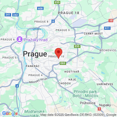 Google map: 50.068175366187845, 14.493333135397245